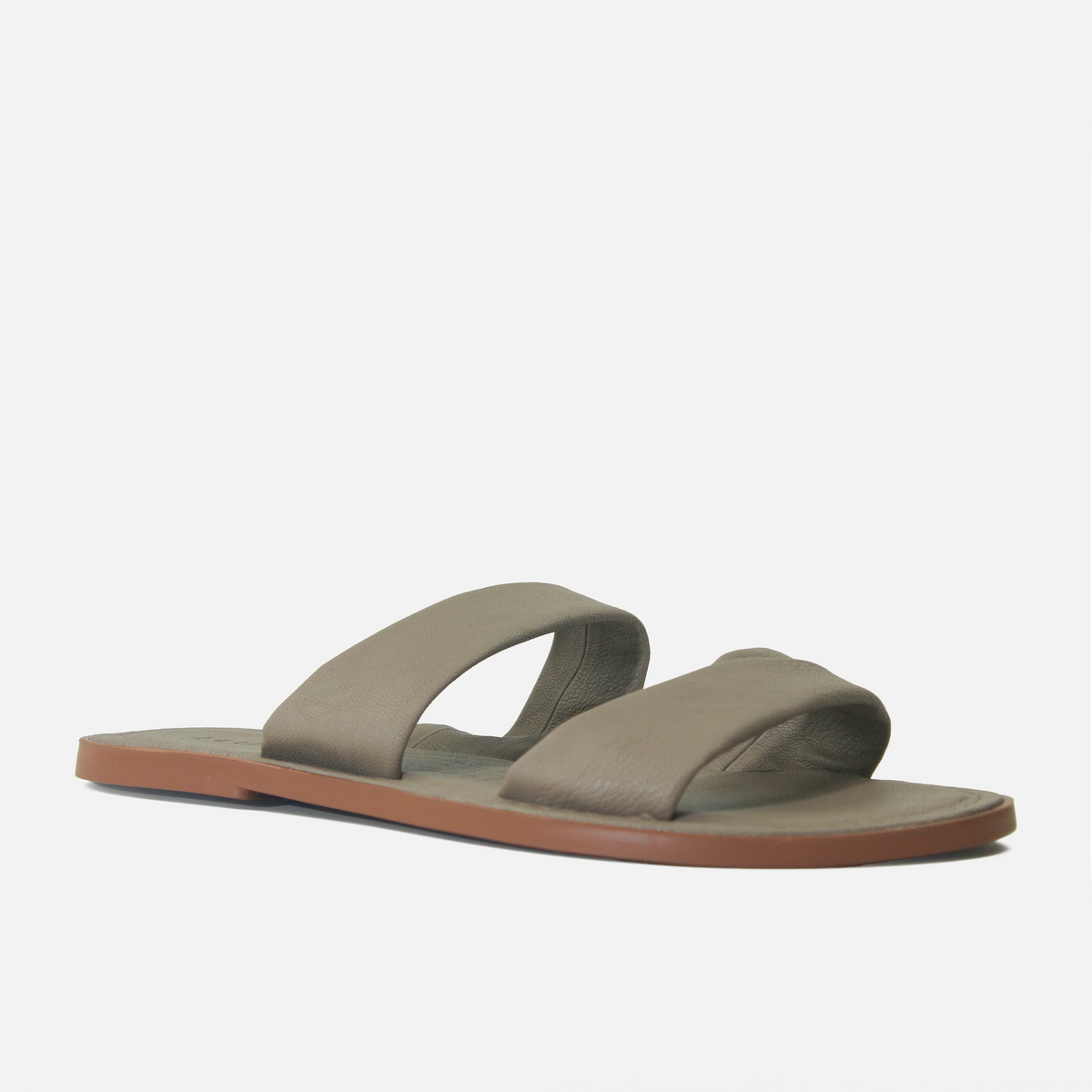 Sandalia plana veronica de sintético para mujer - Nude