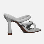 Sandalia tacon jasmine de sintético para mujer - Gris