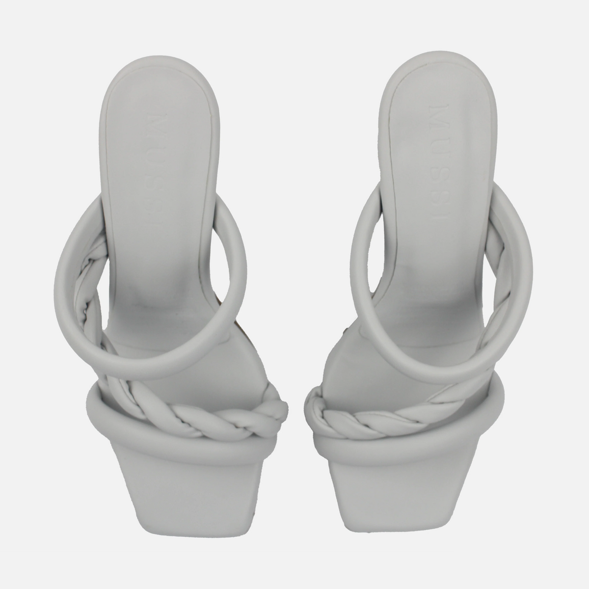 Sandalia tacon jasmine de sintético para mujer - Gris