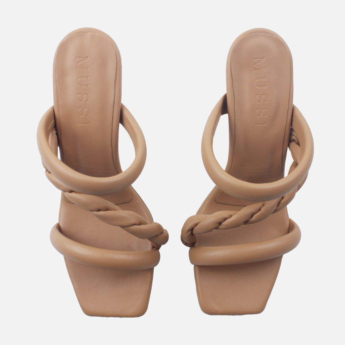 Sandalia tacon jasmine de sintético para mujer - Miel