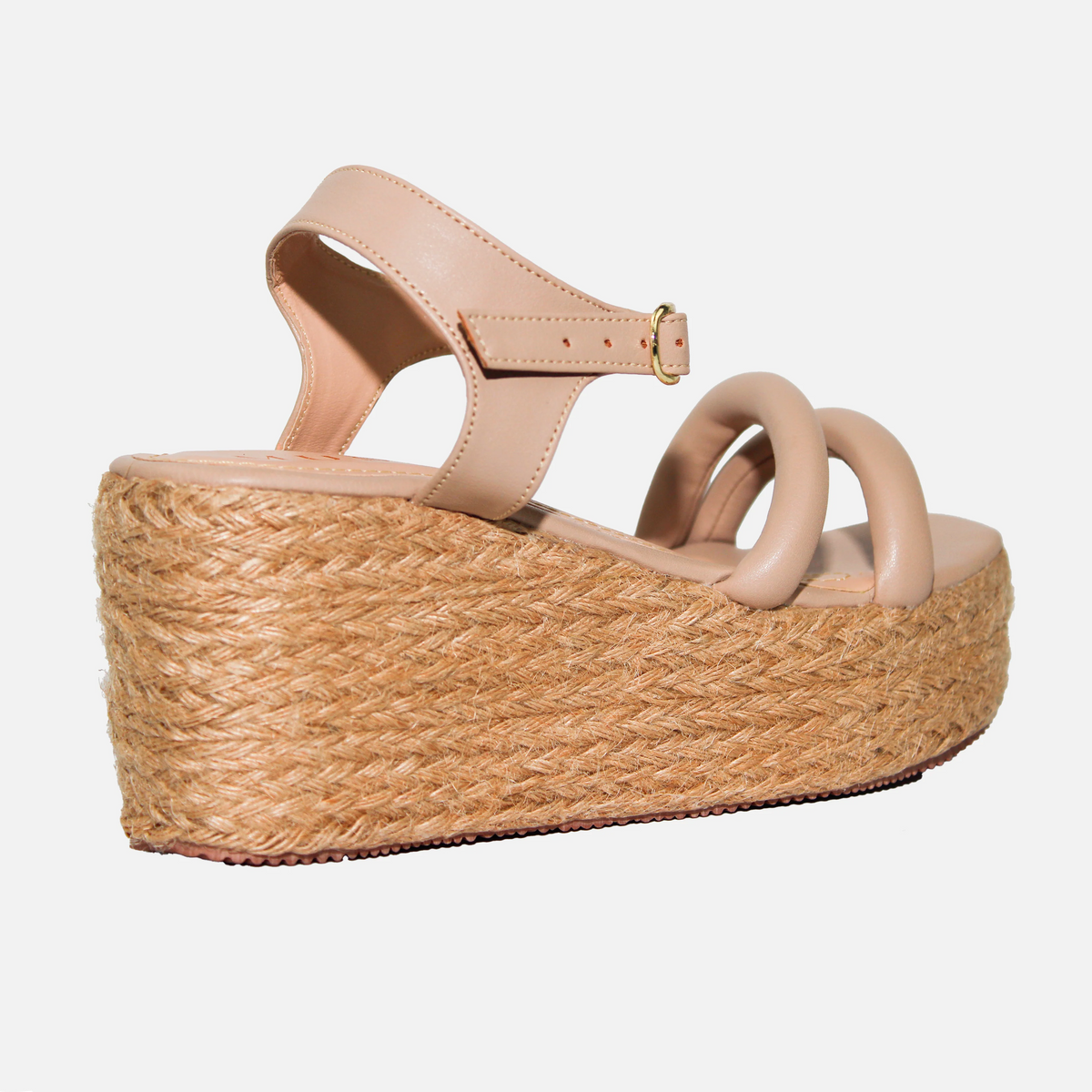 Sandalia plataforma alegria de sintético para mujer - Taupe