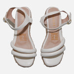 Sandalia plataforma alegria de sintético para mujer - Hueso