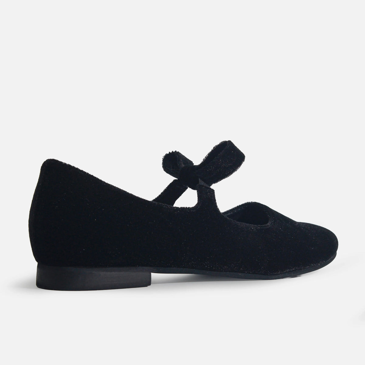 Baleta plana aura de sintético para mujer - Negro