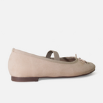 Baleta plana sole de sintético para mujer - Beige
