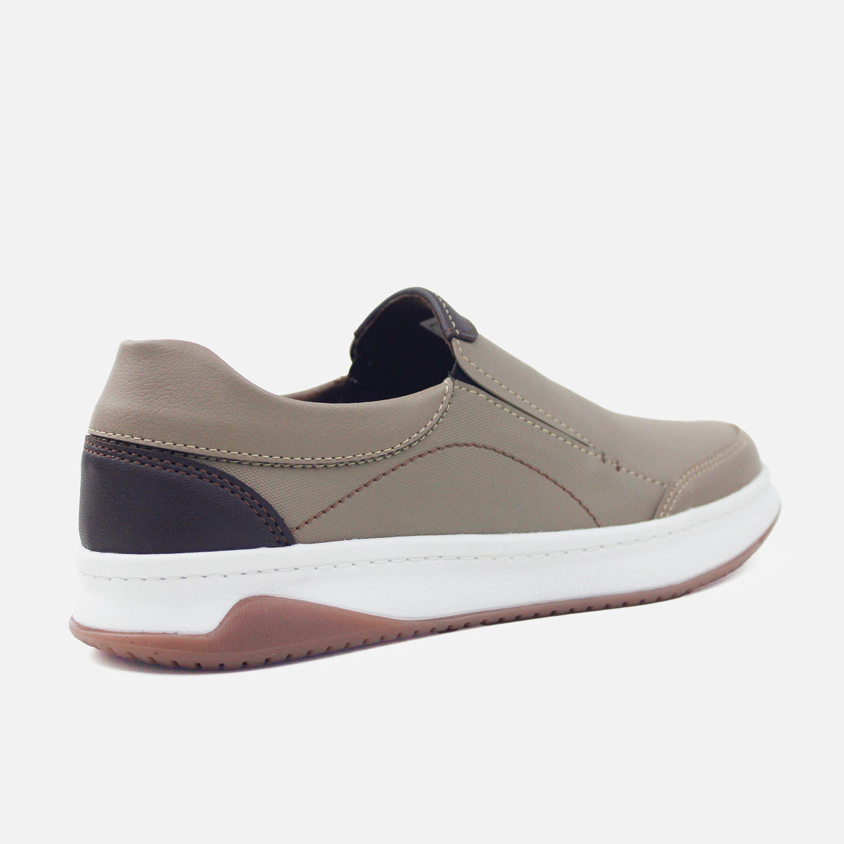 Tenis silvio de sintético para hombre - Almendra