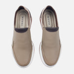 Tenis silvio de sintético para hombre - Almendra