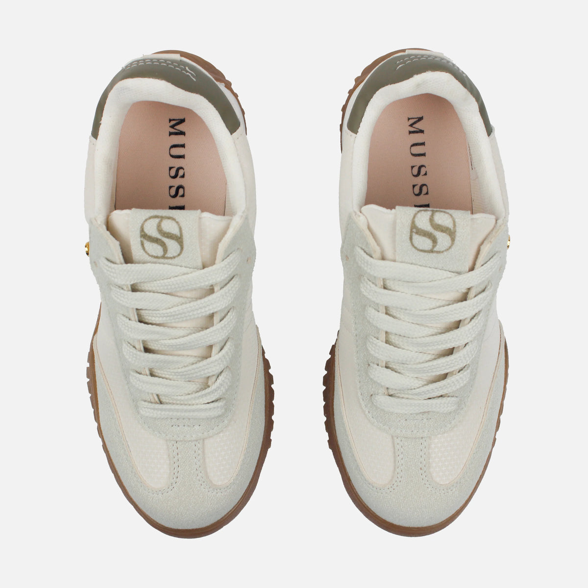 Tenis livana de sintético para mujer - Hueso