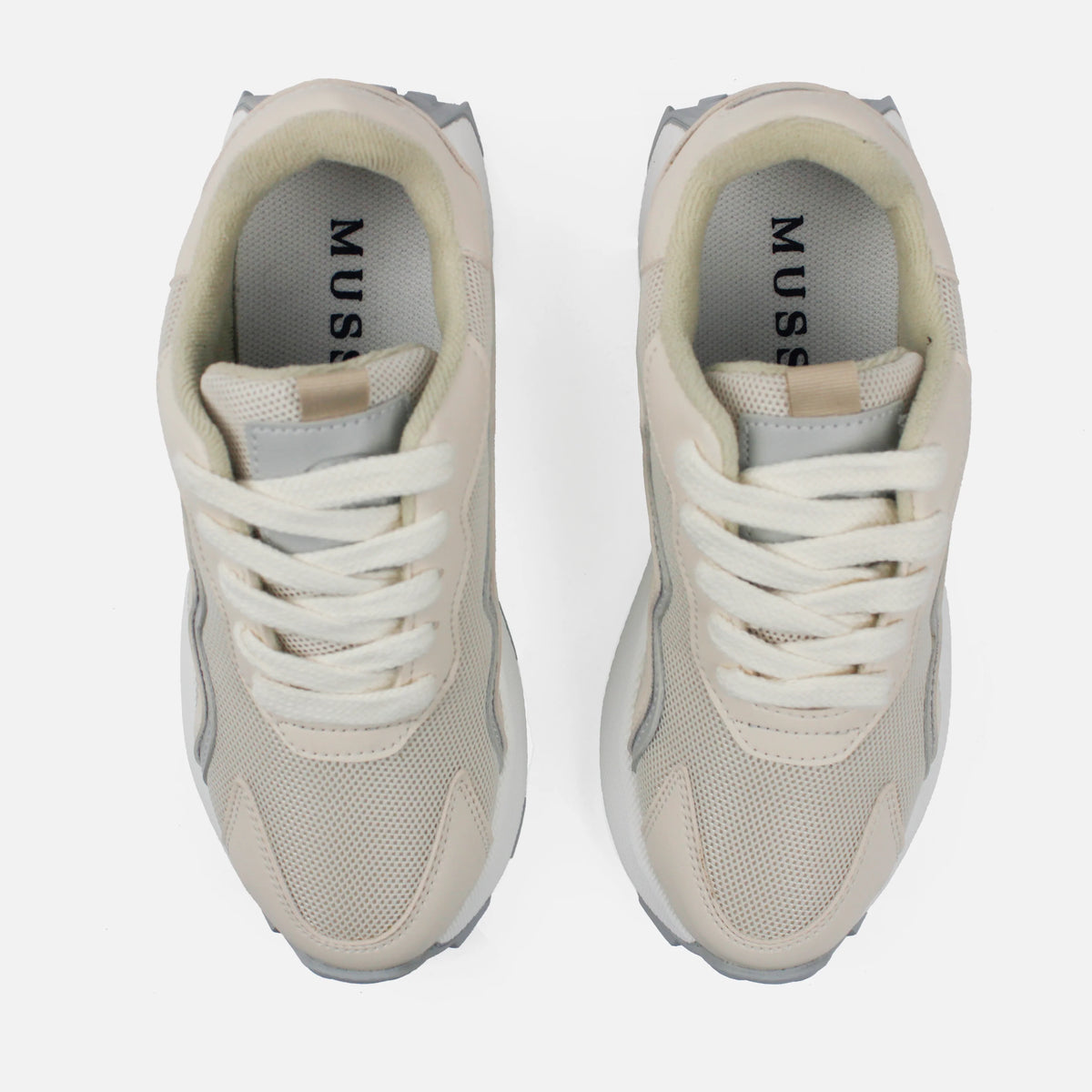 Tenis elvia de sintético para mujer - Gris