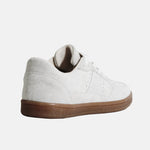 Tenis elisabett de cuero para mujer - Hueso