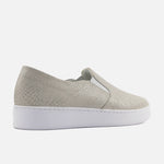 Tenis nova de cuero para mujer - Gris