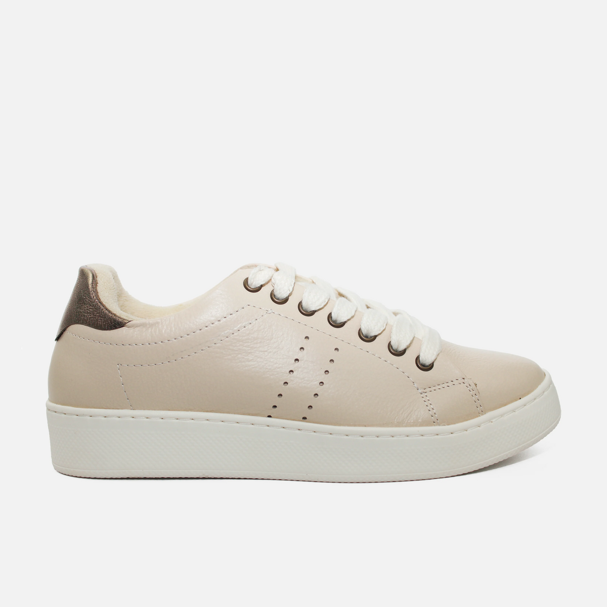 Tenis mireya de sintético para mujer - Beige