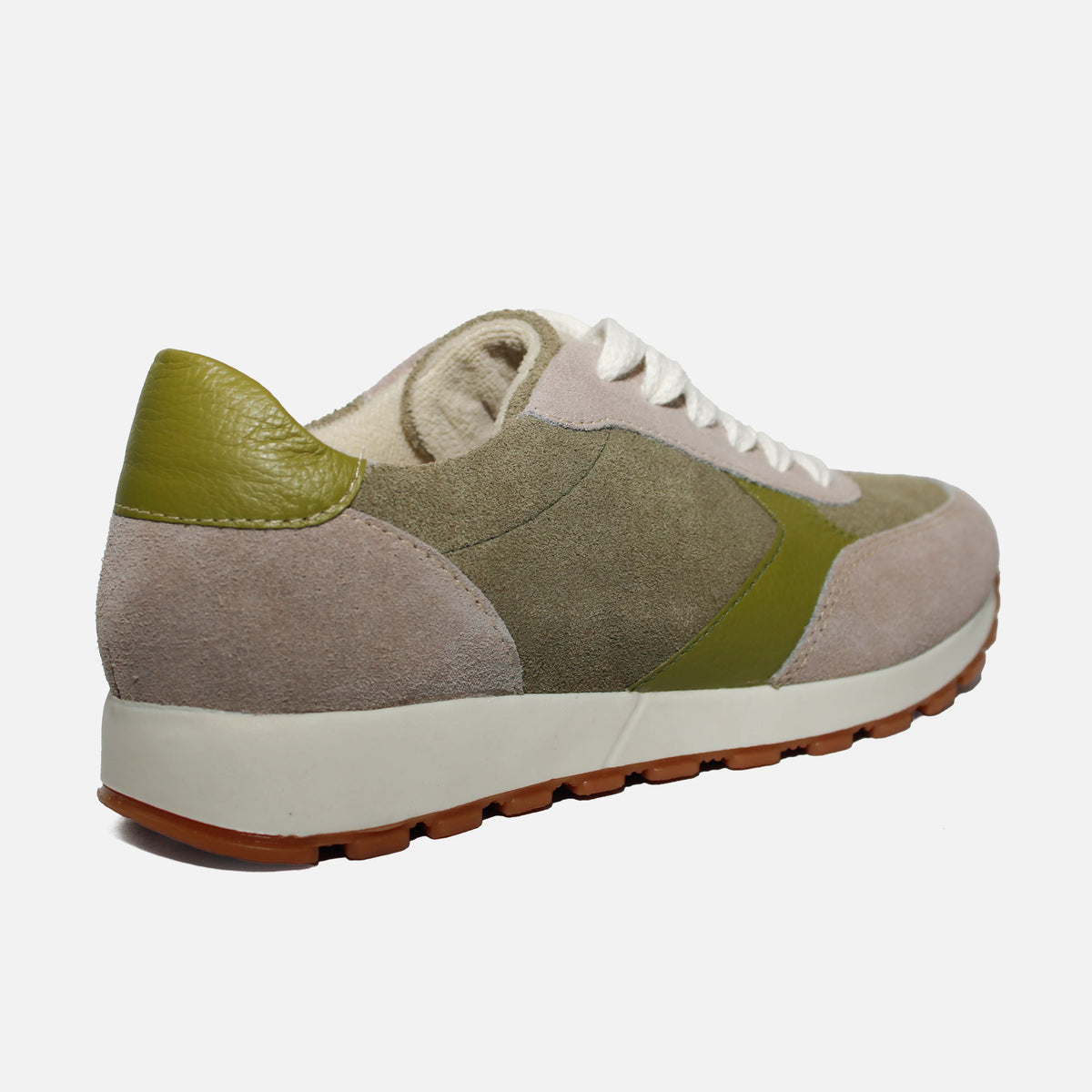 Tenis sora de cuero para mujer - Verde