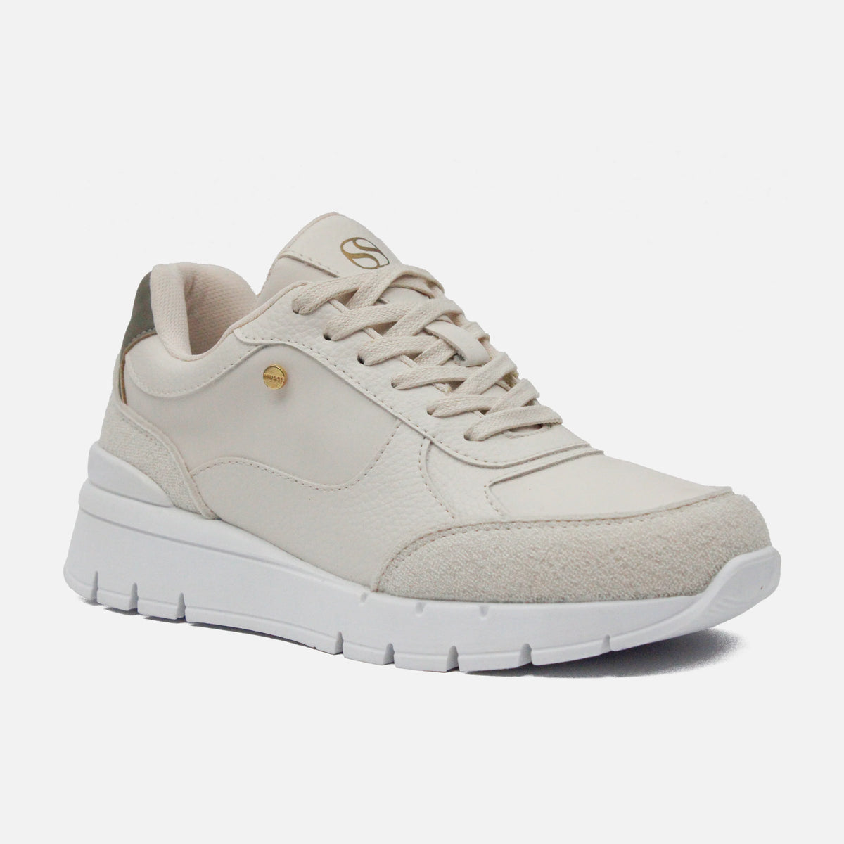 Tenis nairobi de sintético para mujer - Hueso