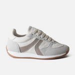 Tenis bahia de cuero para mujer - Hueso