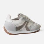 Tenis bahia de cuero para mujer - Hueso