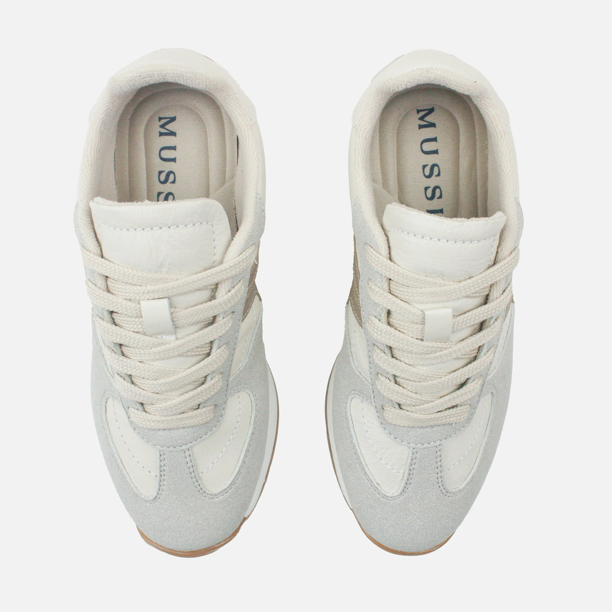 Tenis bahia de cuero para mujer - Hueso