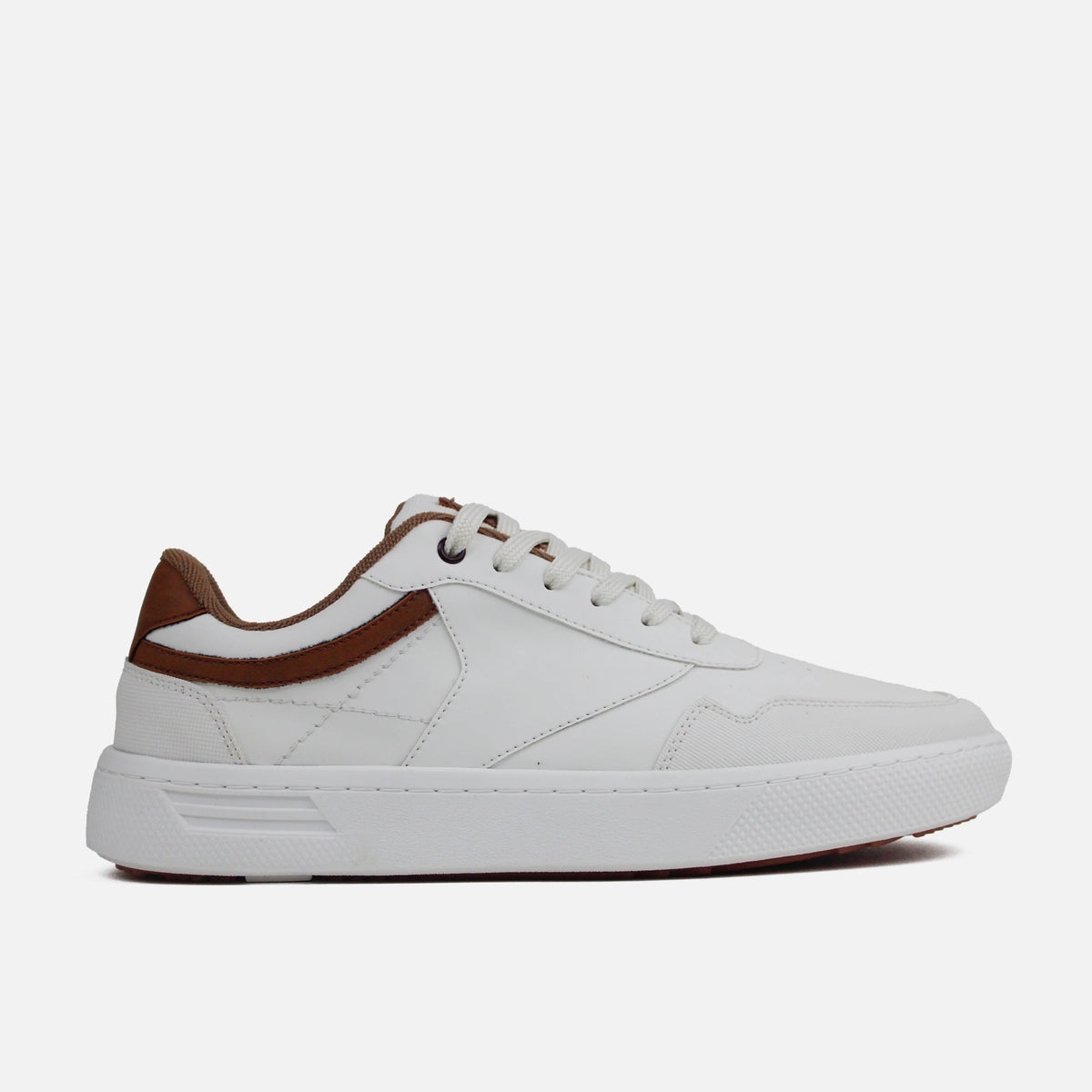 Tenis bruno de sintético para hombre - Hueso