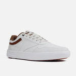 Tenis bruno de sintético para hombre - Hueso