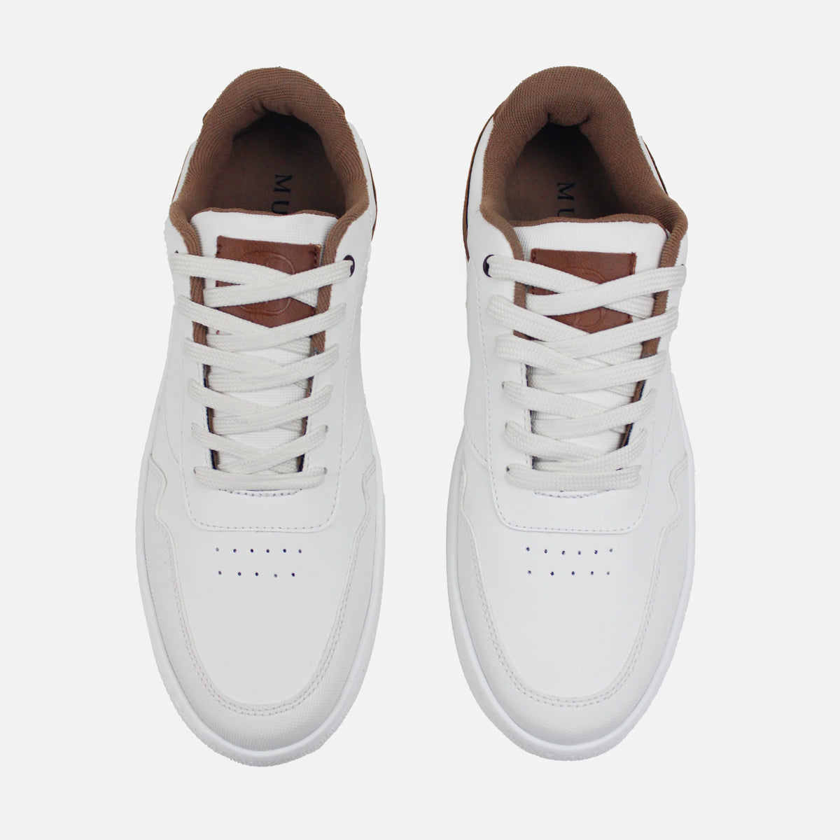 Tenis bruno de sintético para hombre - Hueso