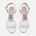 Sandalia plataforma dalia de sintético para mujer - Hueso