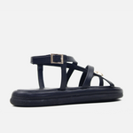 Sandalia flatform fresya de sintético para mujer - Negro