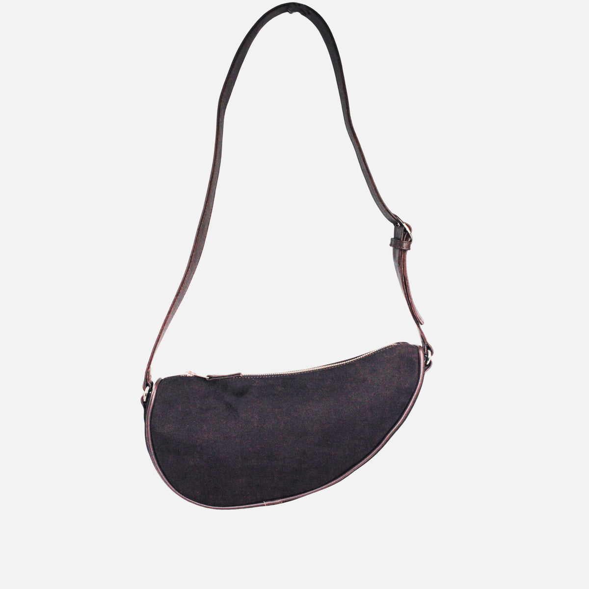 Bolso manos libres cristal de sintético para mujer - Café