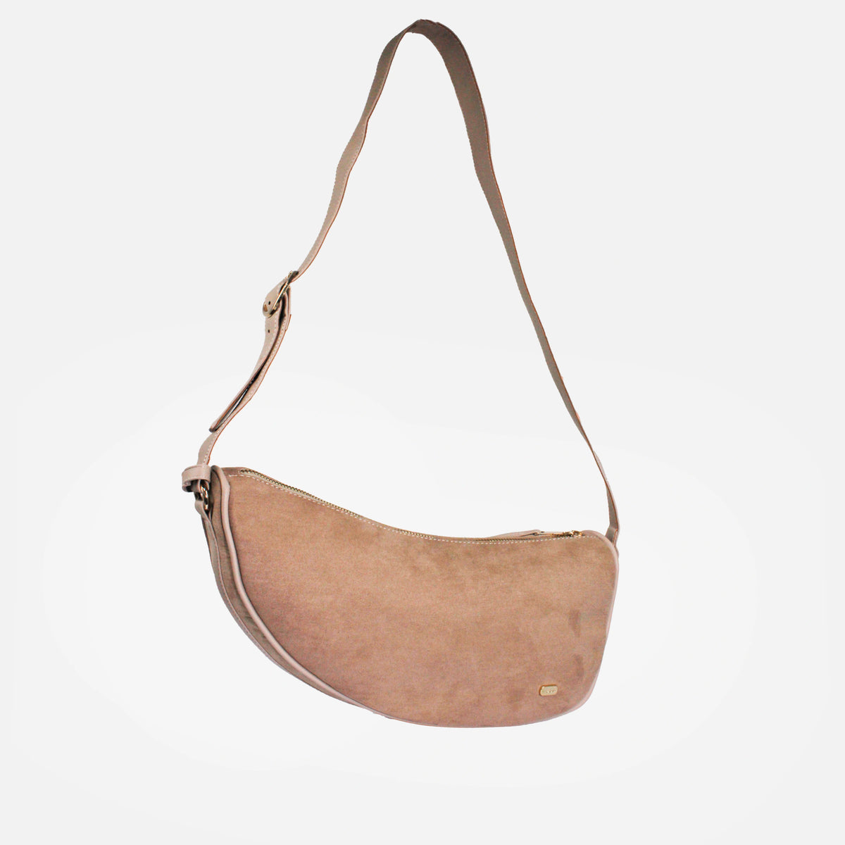 Bolso manos libres cristal de sintético para mujer - Nude