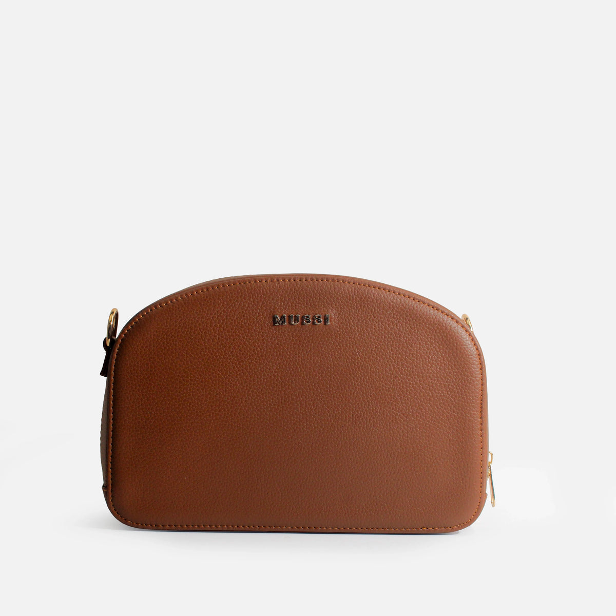 Bolso manos libres terra de cuero para mujer - Miel