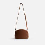 Bolso manos libres terra de cuero para mujer - Miel