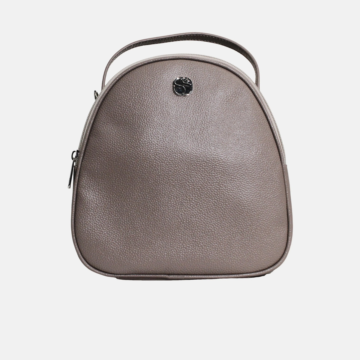 Bolso manos libres teodora de cuero para mujer - Taupe