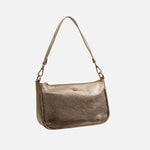 Bolso de mano sabrina de cuero para mujer - Oro
