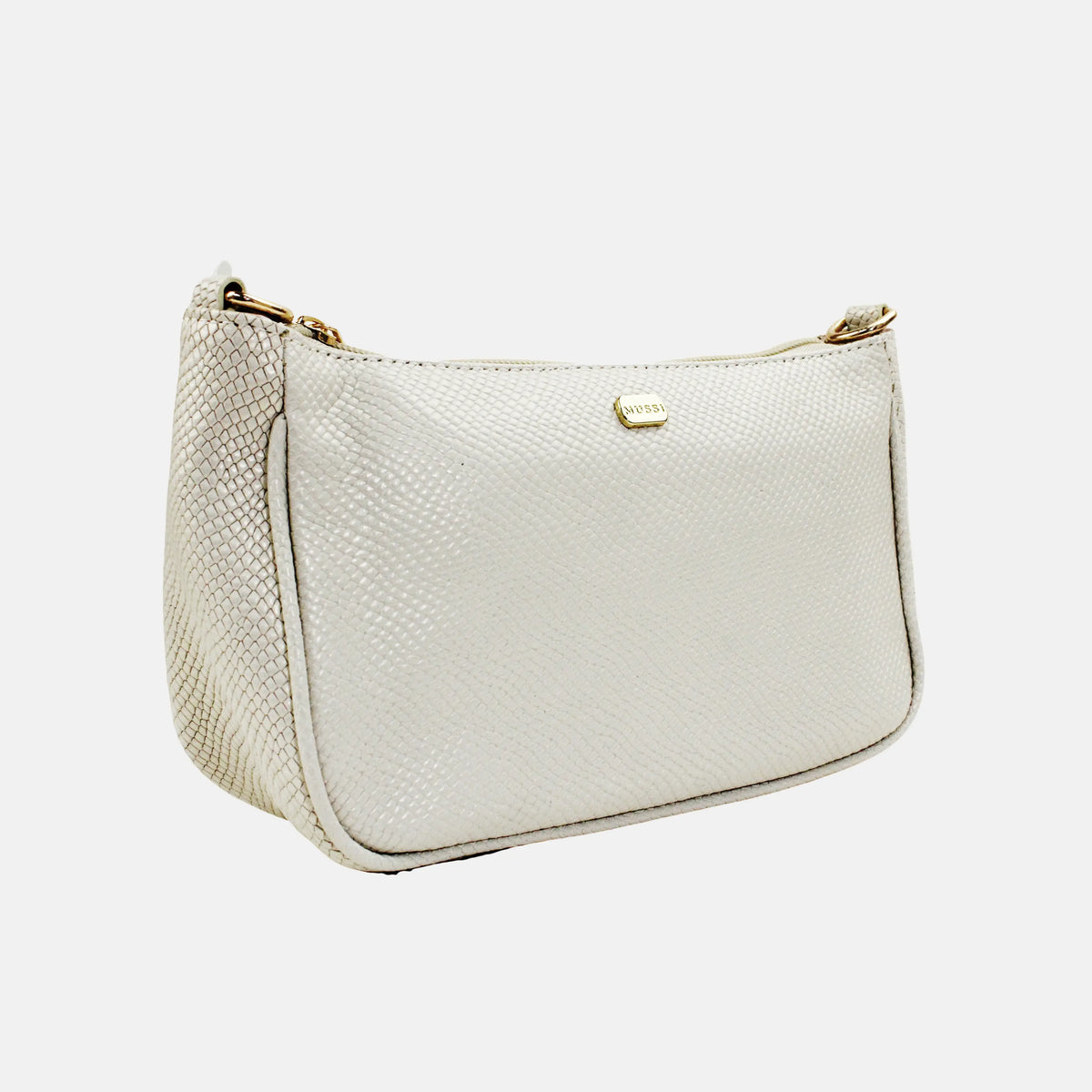 Bolso de mano sabrina de cuero para mujer - Hueso