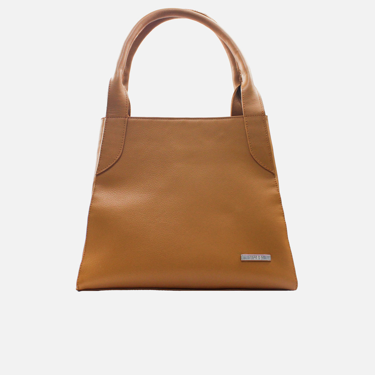 Cartera samara de cuero para mujer - Miel