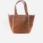 Cartera rise de cuero para mujer - Miel