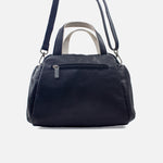 Cartera rosana de cuero para mujer - Negro