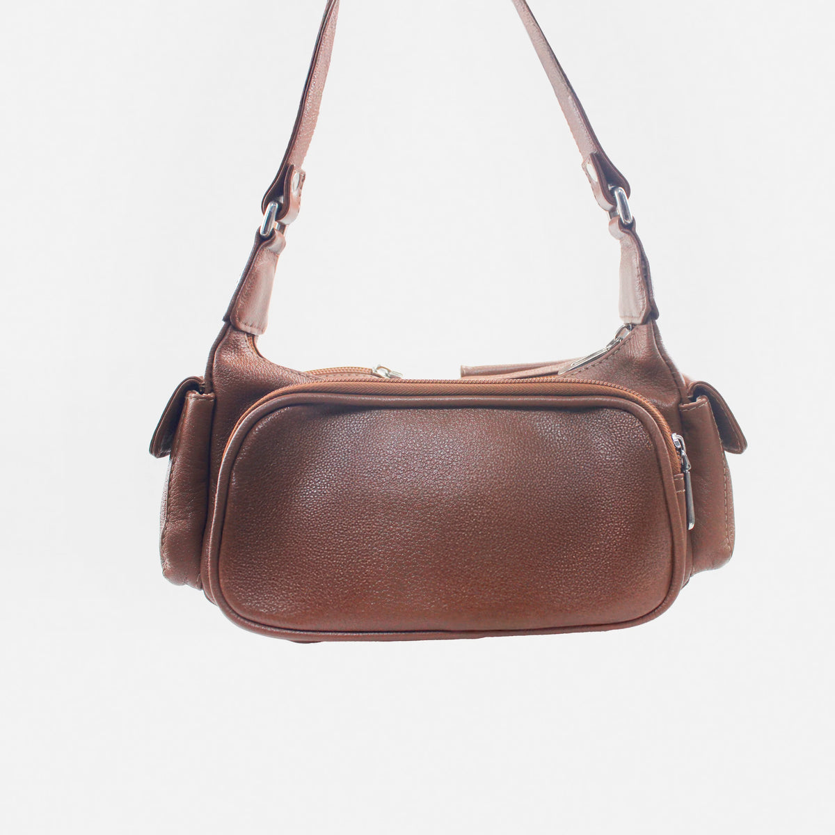 Cartera cereza de cuero para mujer - Miel