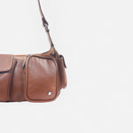 Cartera cereza de cuero para mujer - Miel