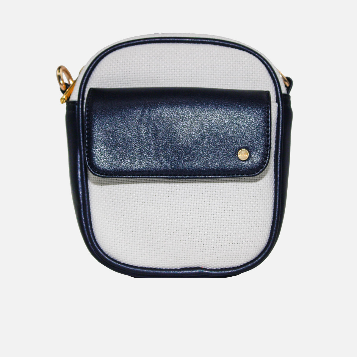 Bolso manos libres lunaria de sintético para mujer - Negro