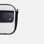 Bolso manos libres lunaria de sintético para mujer - Negro