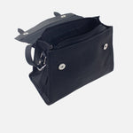 Bolso de mano roshua de cuero para mujer - Negro