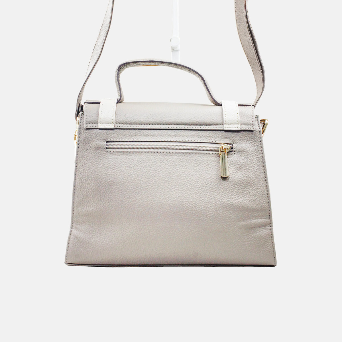 Bolso de mano roshua de cuero para mujer - Taupe
