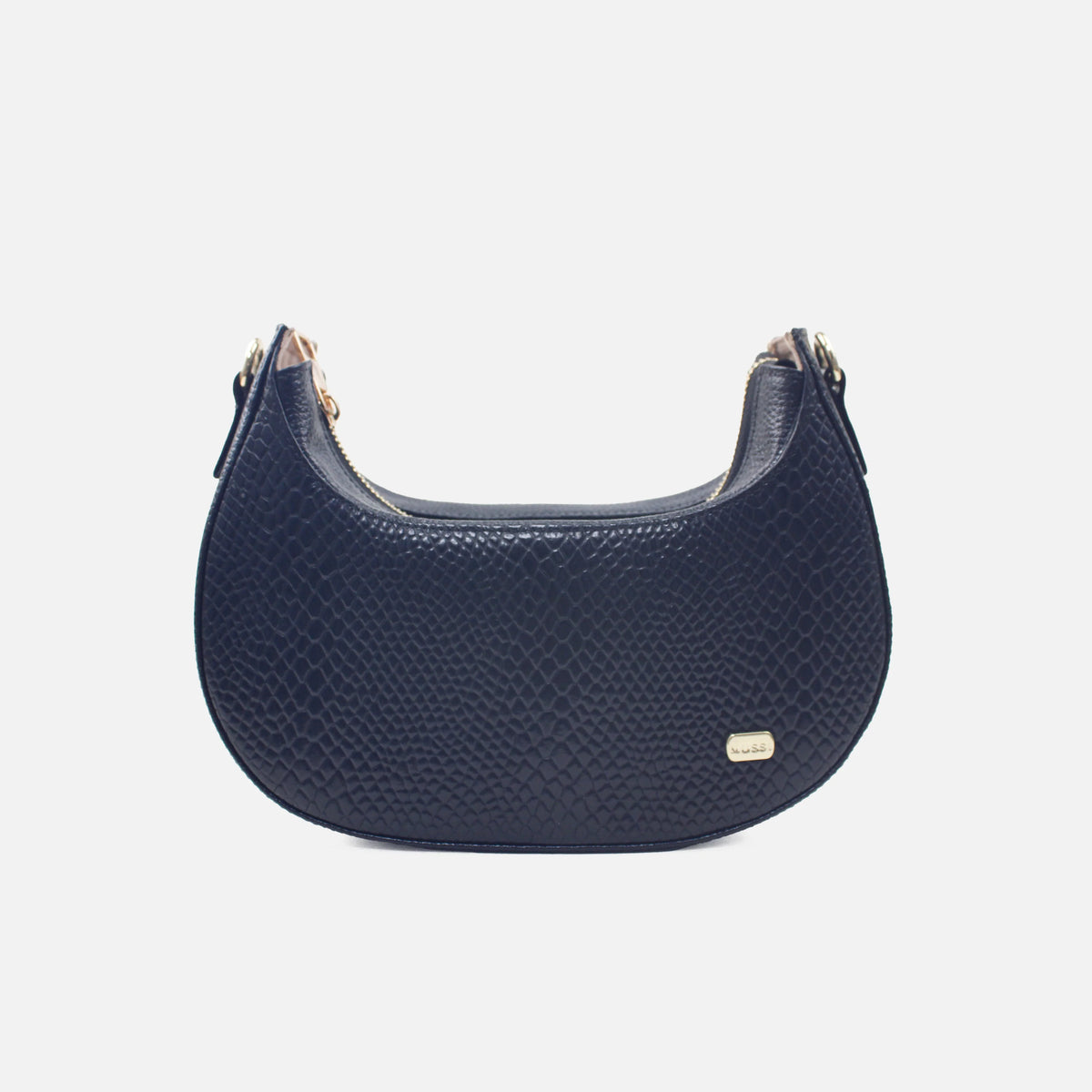 Bolso manos libres reika de cuero para mujer - Negro