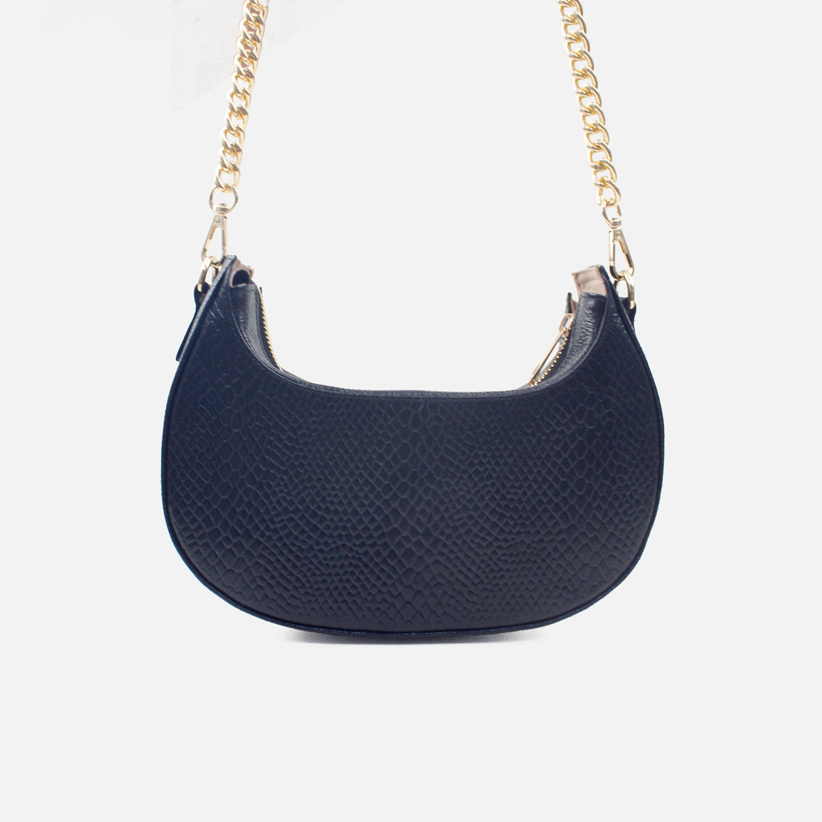 Bolso manos libres reika de cuero para mujer - Negro