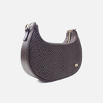 Bolso manos libres reika de cuero para mujer - Café