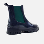 Botin lluvia aline de sintético para mujer - Negro