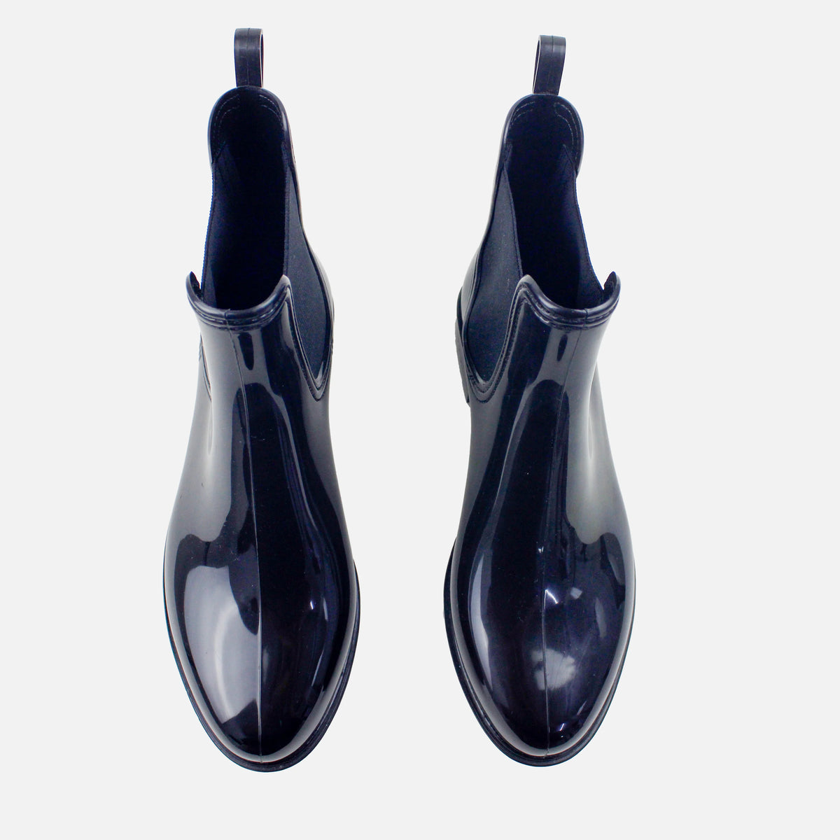 Botin lluvia aria de sintético para mujer - Negro