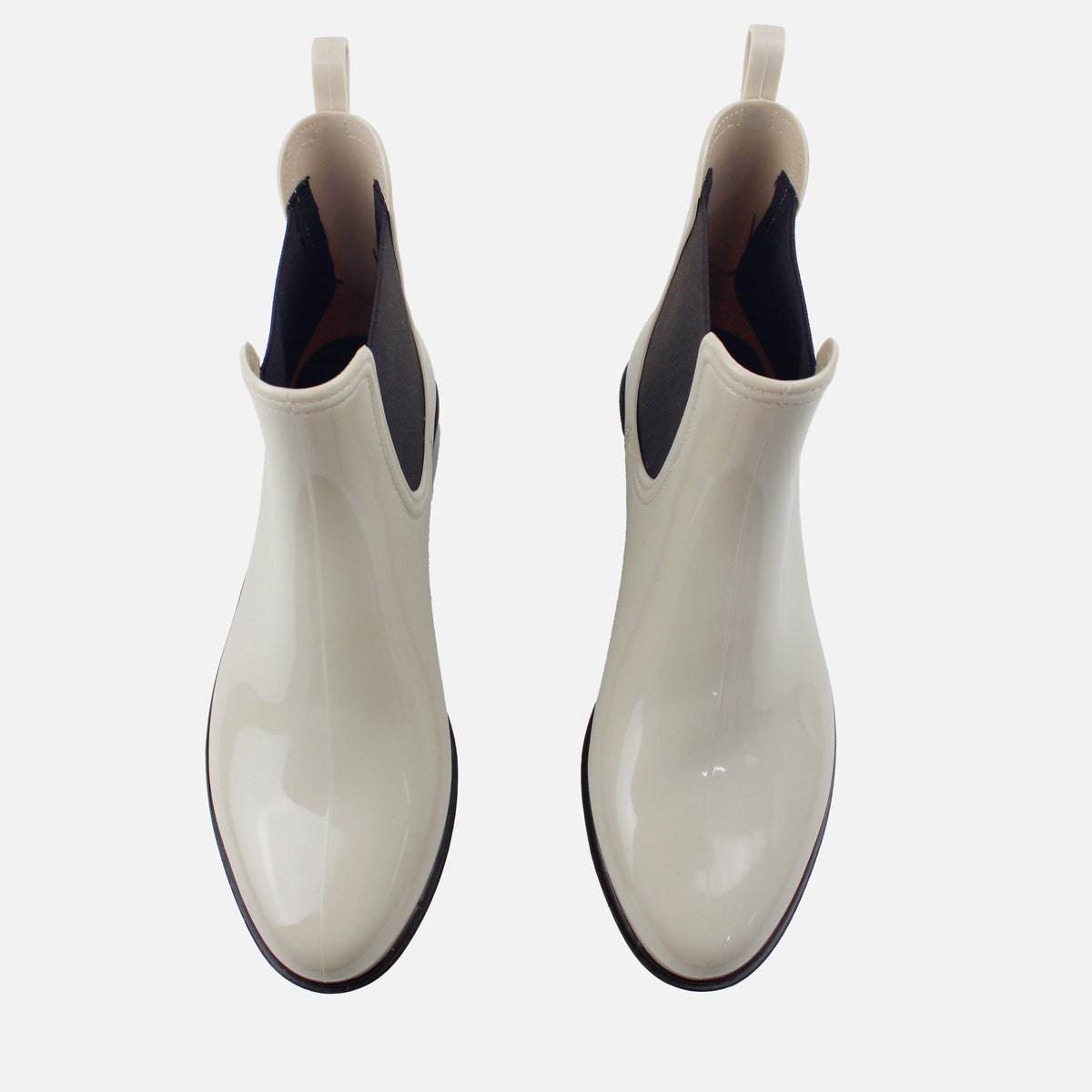 Botin lluvia aria de sintético para mujer - Beige