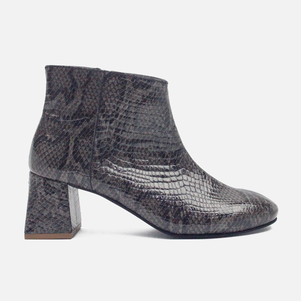 Botin tacon aurora de sintético para mujer - Gris