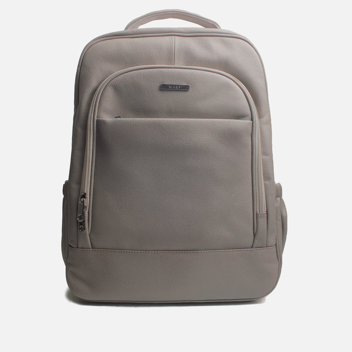 Morral abril de cuero para mujer - Gris