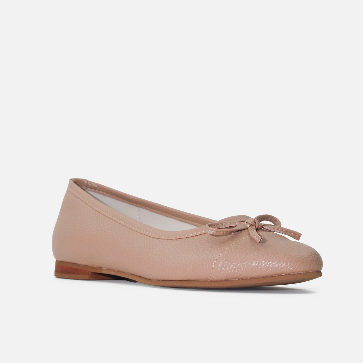 Baleta plana nayla de sintético para mujer - Nude